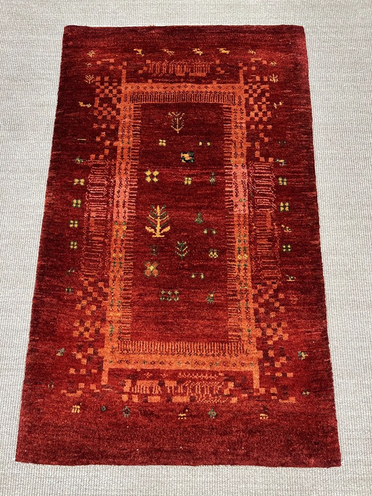 Gabbeh Tappeto persiano 160 x 90 Rosso (Iran) Annodato A Mano