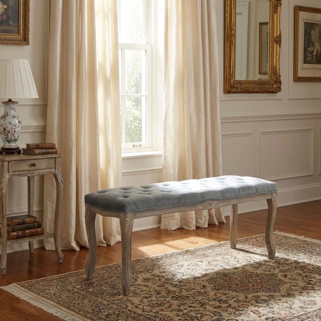 BROCK - panca vintage in velluto