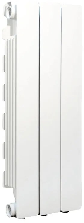 Radiatore acqua calda PRODIGE MODERN in alluminio, 3 elementi, interasse 600 mm, bianco
