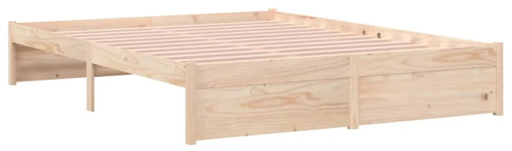 Giroletto 135x190 cm 4ft6 double in legno massello di pino