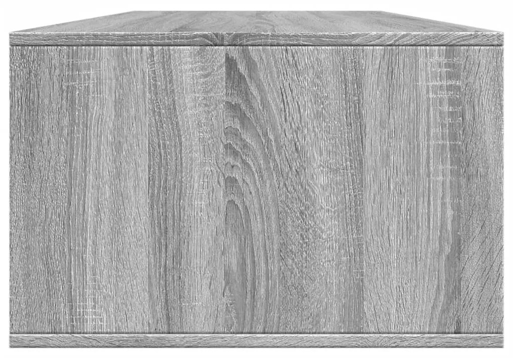 Tavolino da salotto grigio sonoma 102x55x35cm legno multistrato