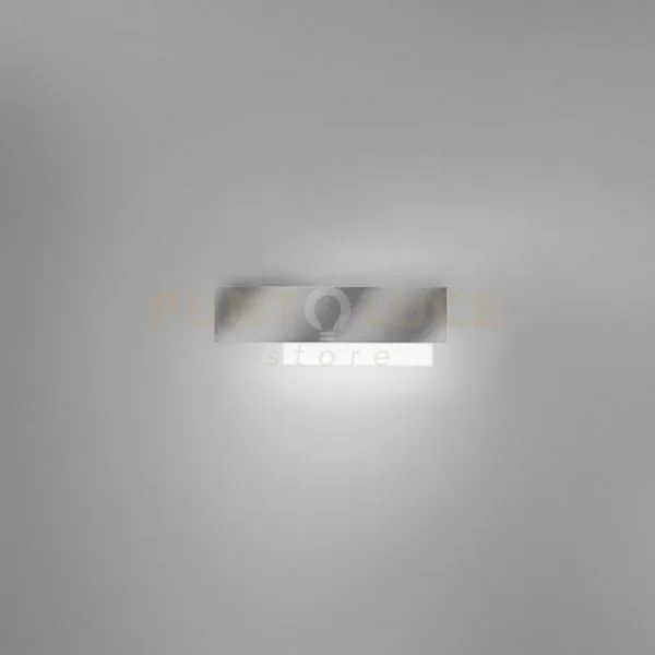 Doha a/p - applique acciaio a led 3000k 1270lm 15w alluminio e meta...