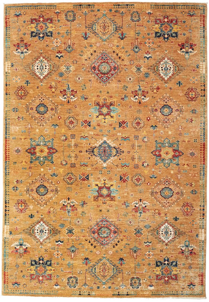 Samarkand Tappeto orientale 200 x 290 Marrone (Pakistan) Annodato A Mano