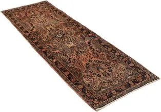 Antik Stilizzato Terracotta Blu Scuro Corsia 70x200 Cm