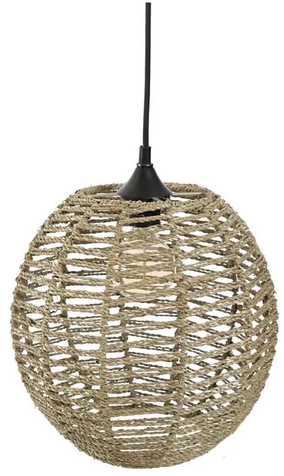 Atmosphera - Lampadario a sospensione con filo RANA 1xE27/40W/230V rattan