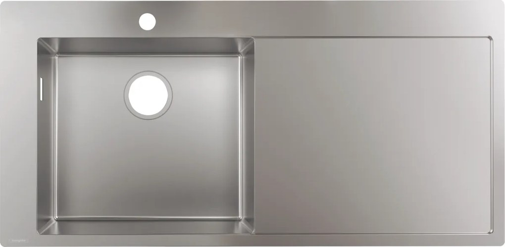 Lavello ad incasso con sgocciolatoio Destro in Acciaio inox S716 F450 hansgrohe S71