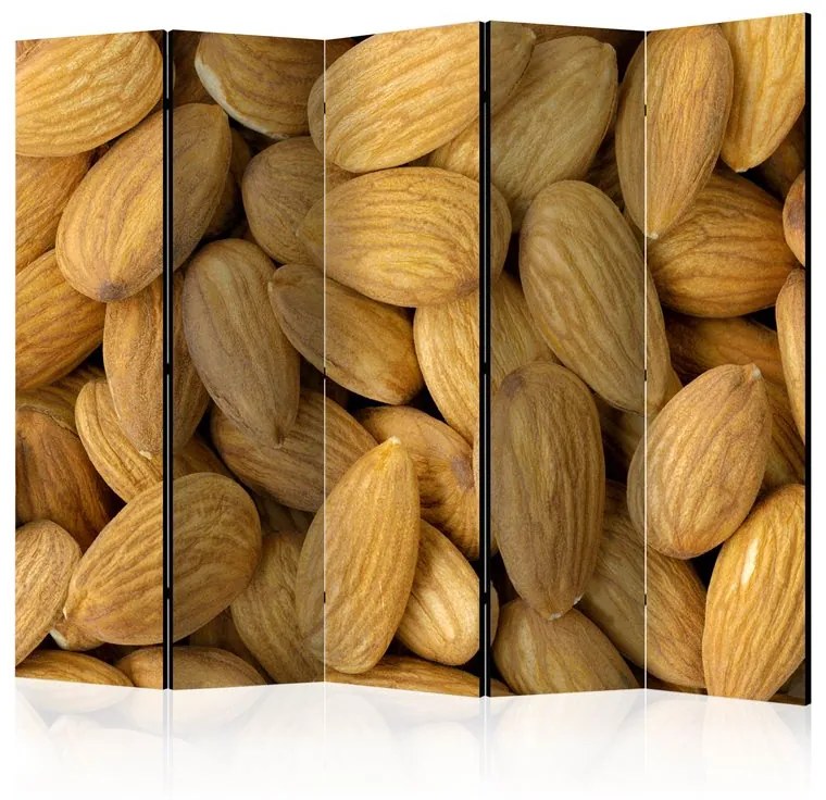 Paravento  Tasty almonds II [Room Dividers]  Colore Marrone, Dimensioni e Misure 225x172