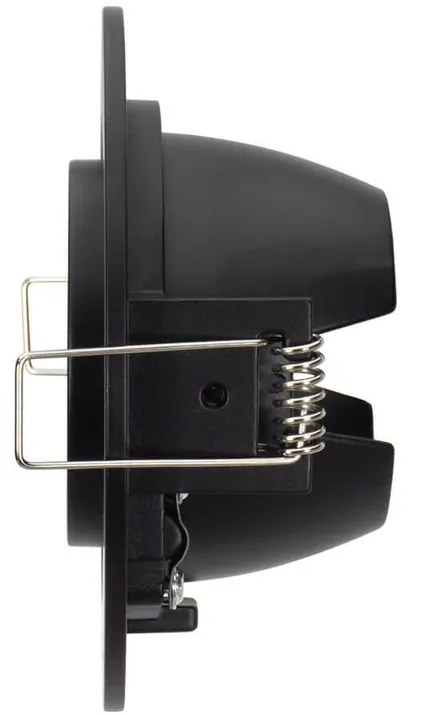 Portafaretto GU10 e MR16 Orientabile Tondo Foro Ø95mm Nero
