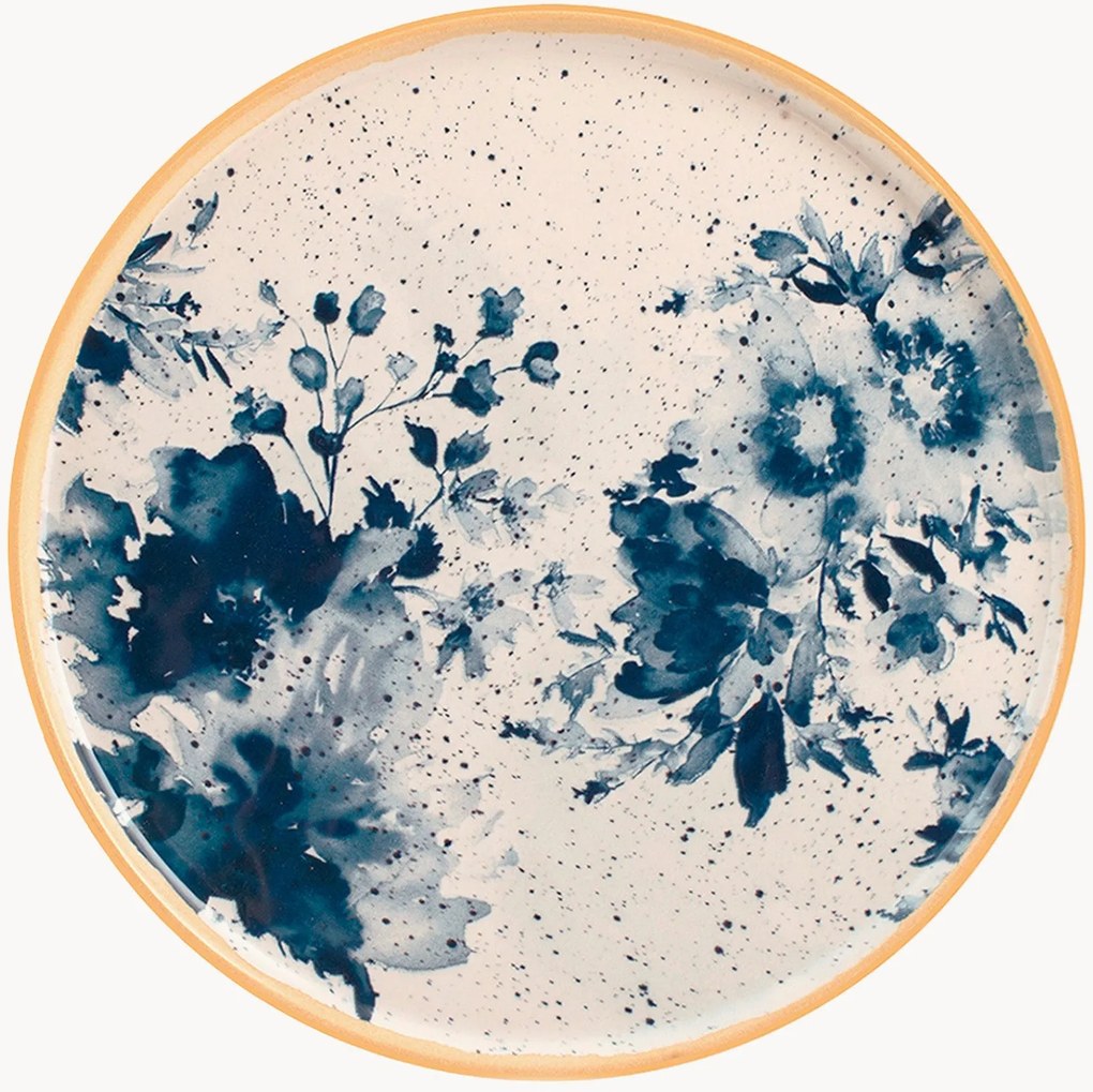 Piatto da colazione in gres Indigo