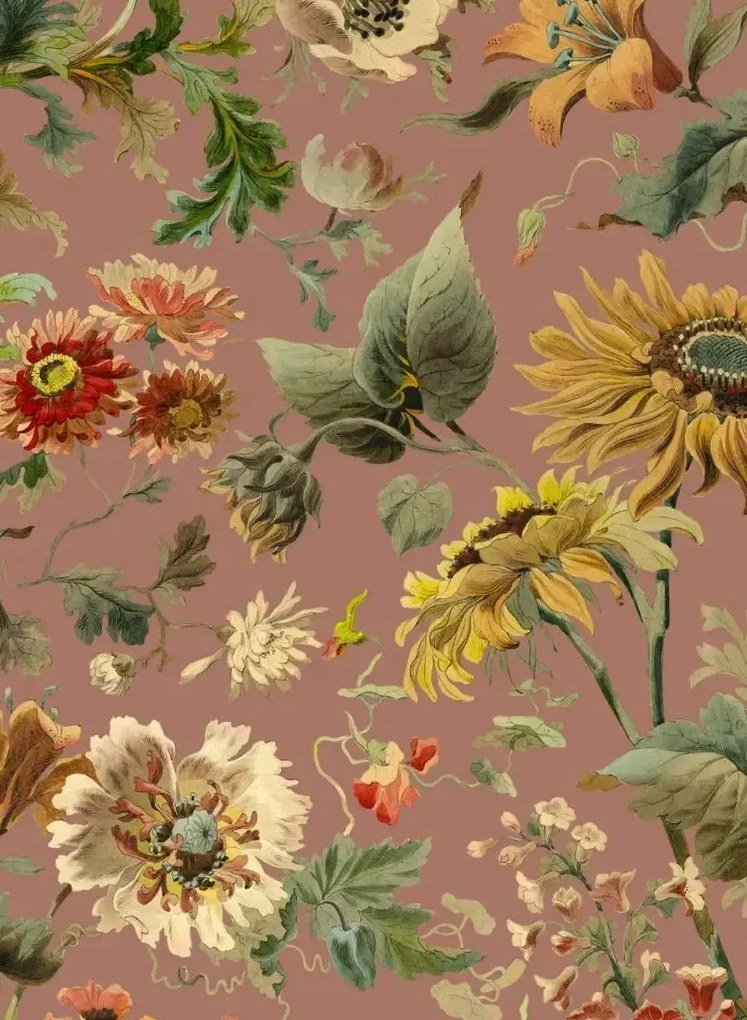House of Hackney Carta da parati panoramica Avalon - Puce-Pink