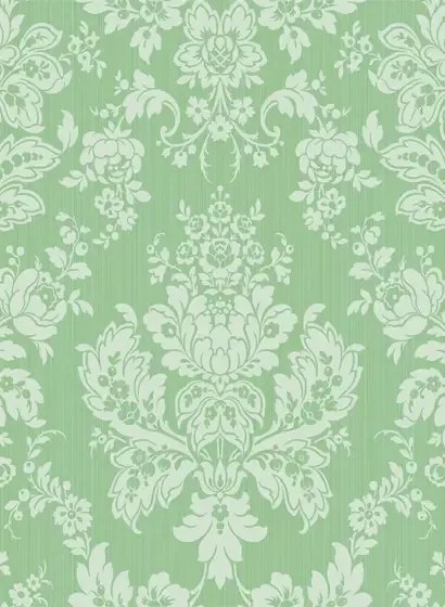 Damask Tapete Giselle von Cole & Son - Grass Green