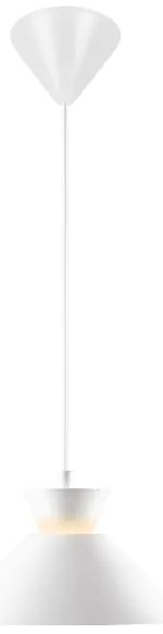 Nordlux - Lampadario a sospensione con filo DIAL 1xE27/40W/230V diametro 25 cm bianco