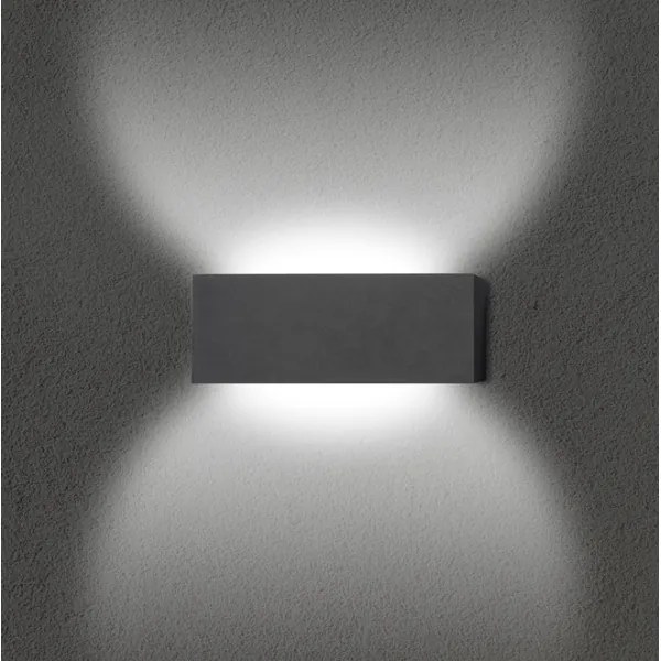 Ecolite Z1233-12W - Applique a LED da esterno OSKAR LED/12W/230V 4000K IP54