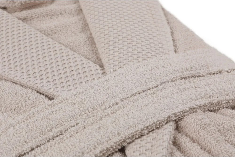 Accappatoio in cotone beige taglia L Cappa - Foutastic