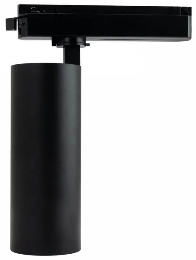 Faro LED 30W Monofase Nero, 38°/60°, 130lm/W, CRI92, no Flickering Colore Bianco Naturale 4.000K