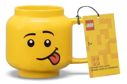 Tazza per bambini in ceramica gialla 530 ml Head - LEGO®