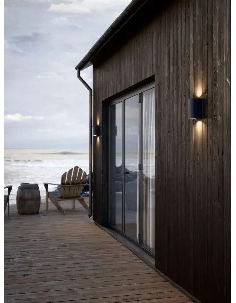 Nordlux - Applique da esterno CANTO 2xGU10/28W/230V IP44 nero