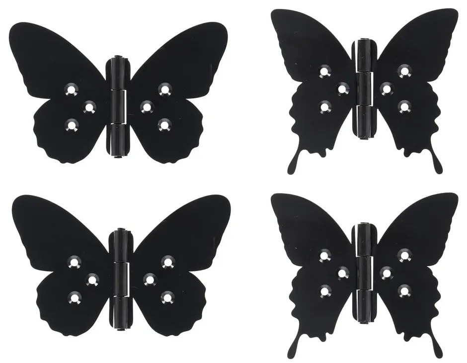 Cerniere per porte in metallo 4 pezzi Butterfly - Esschert Design