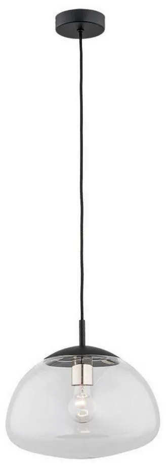 Argon 4332 - Lampadario su filo TRINI 1xE27/15W/230V d. 30 cm nero