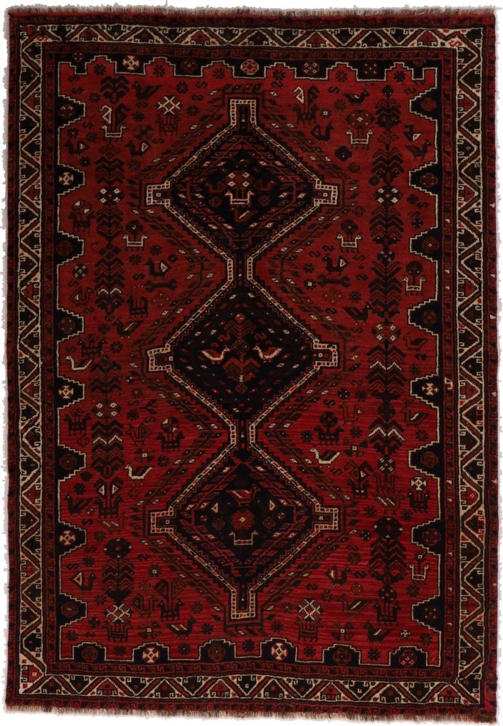 Shiraz Tappeto 180 x 260 (Iran) Annodato A Mano