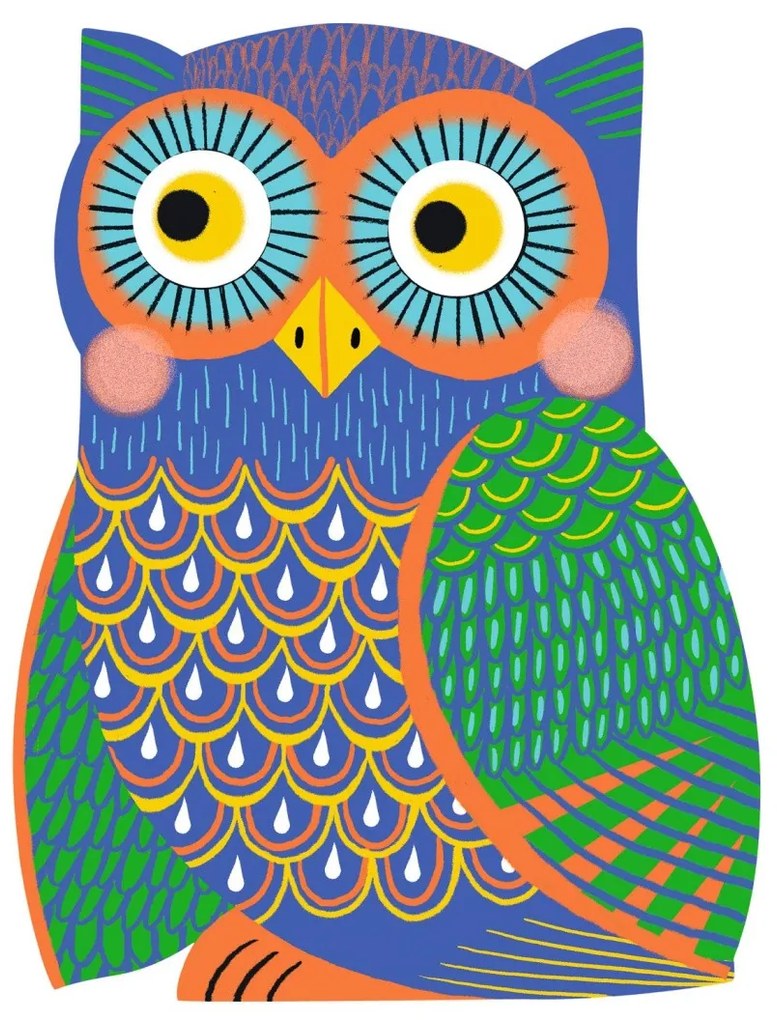 Disegni da colorare magici - Animali con motivi geometrici