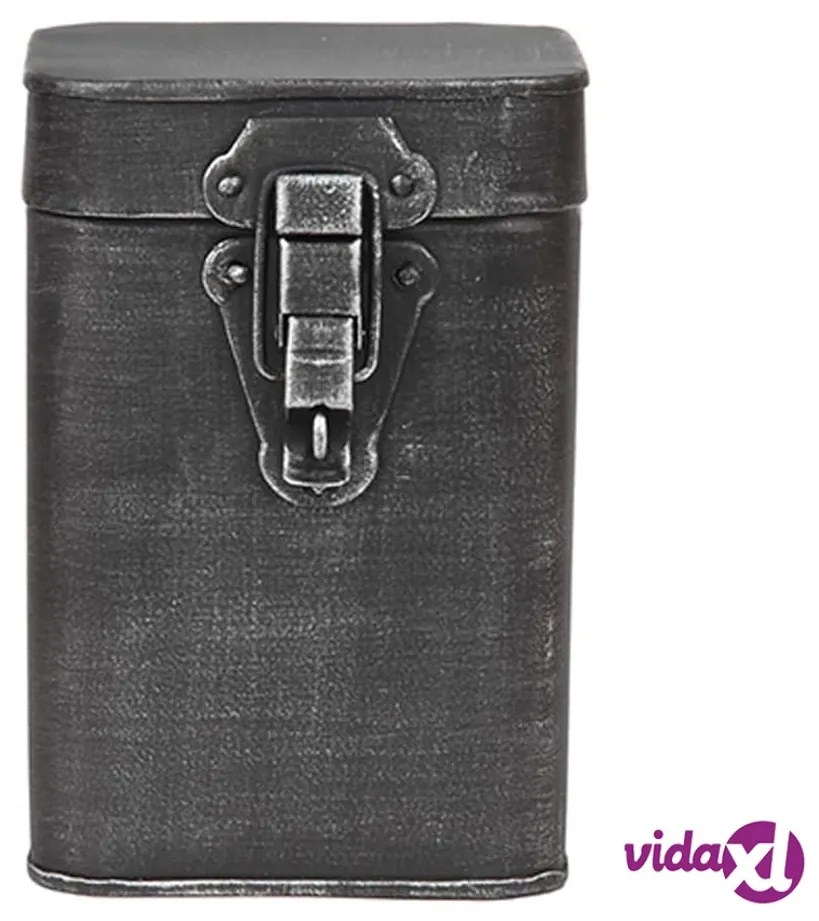 LABEL51 Contenitore 12x13x17 cm M Nero Anticato
