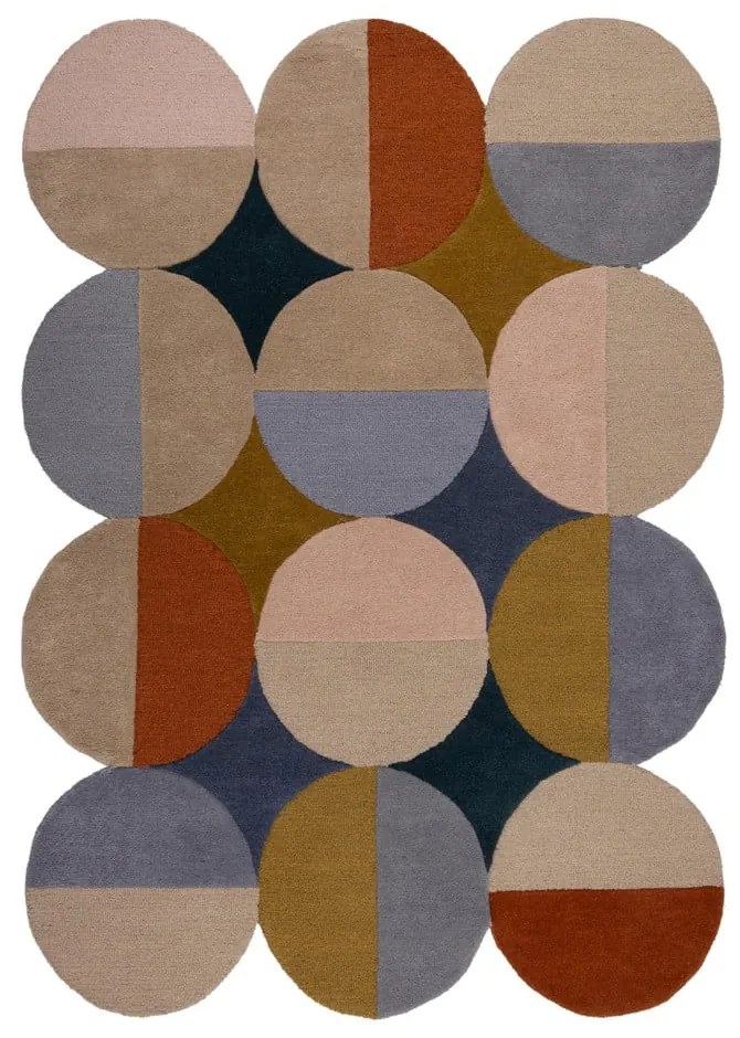 Tappeto in lana tessuto a mano 200x290 cm Mia Ellipse – Flair Rugs
