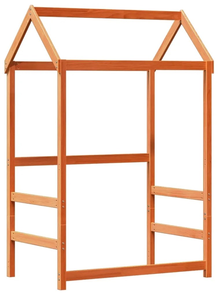 Giroletto con panca e tetto cera 90x190 cm legno massello pino