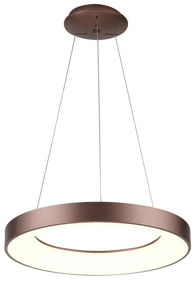 Azzardo AZ4998 - Lampadario LED SANTANA LED/30W/230V marrone
