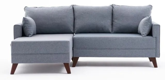 Divano angolare azzurro (angolo sinistro) Bella - Balcab Home