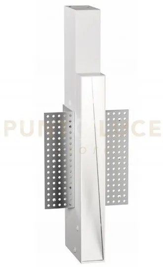 Gfa1580- fareto segnapassi ad incasso  colore bianco a led 3000k 38...
