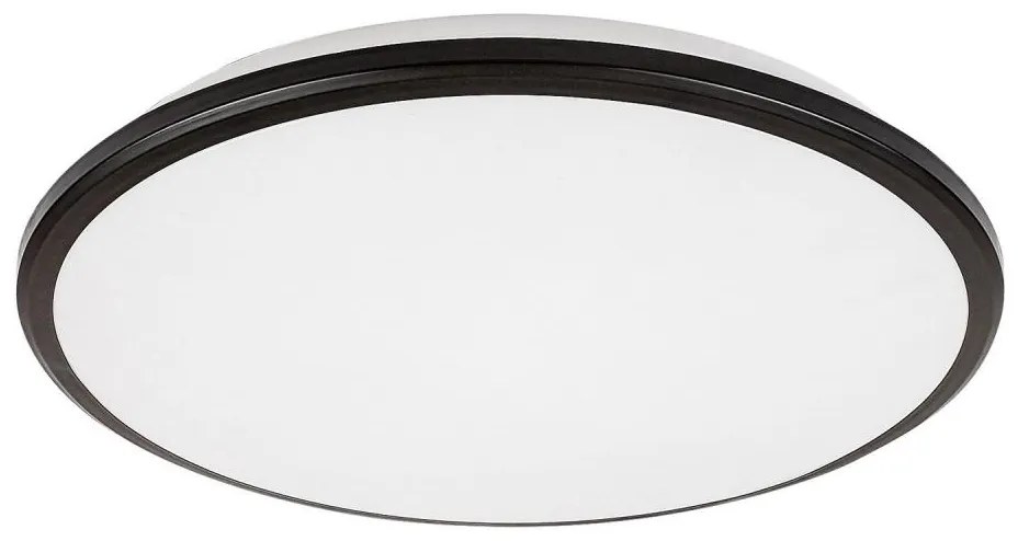 Rabalux 71130 - Plafoniera LED ENGON 45W 230V 3000K nero 48 cm