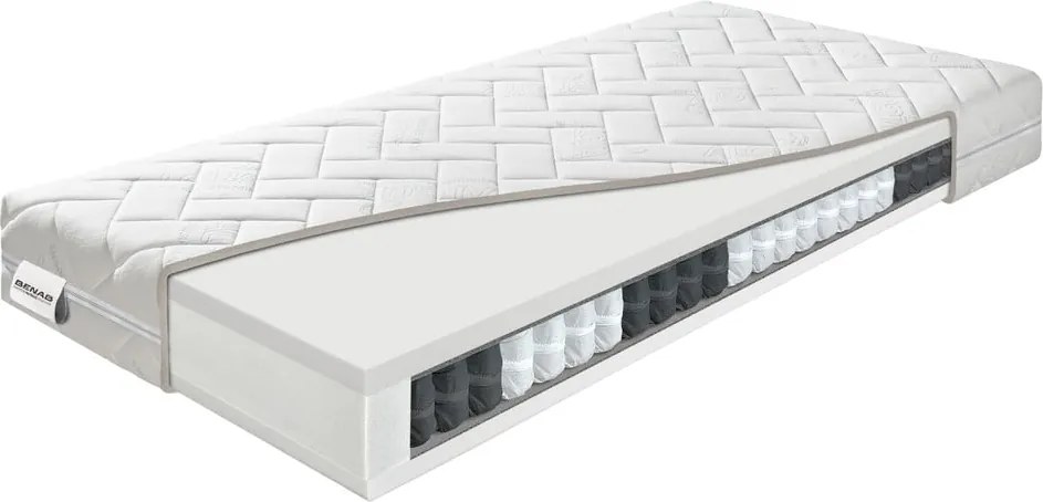 Materasso a molle dure/medie double-face 160x200 cm Comfort Flow - BENAB