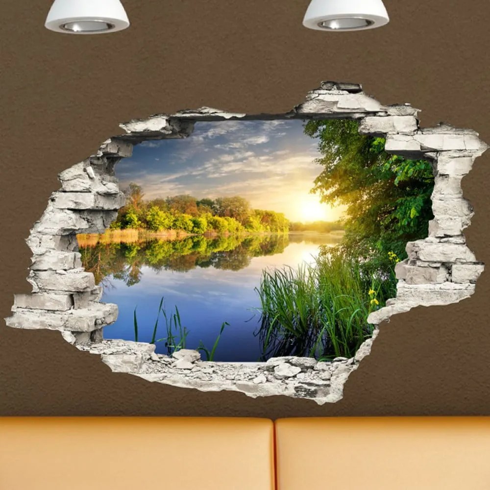 Adesivo murale Lago, 60 x 90 cm - Ambiance