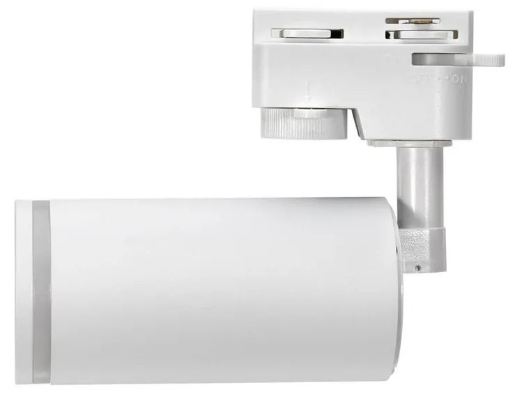 Faretto GU10 per Binario Monofase Bianco Orientabile