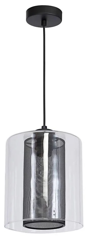 Lampadario ELDA 1xE27/60W/230V nero
