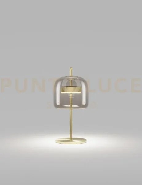 Jube lampada da tavolo s fume' trasparente oro satinato 2 l2416  1 ...