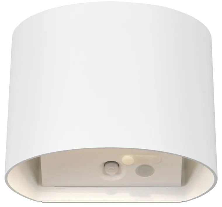 Illuminazione esterna LED con ricarica USB con sensore di movimento da parete (altezza totale 10 cm) Genie – Trio