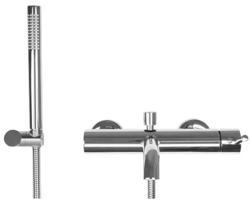 REA-B6641 - Set per vasca LUNGO, finitura cromo lucido