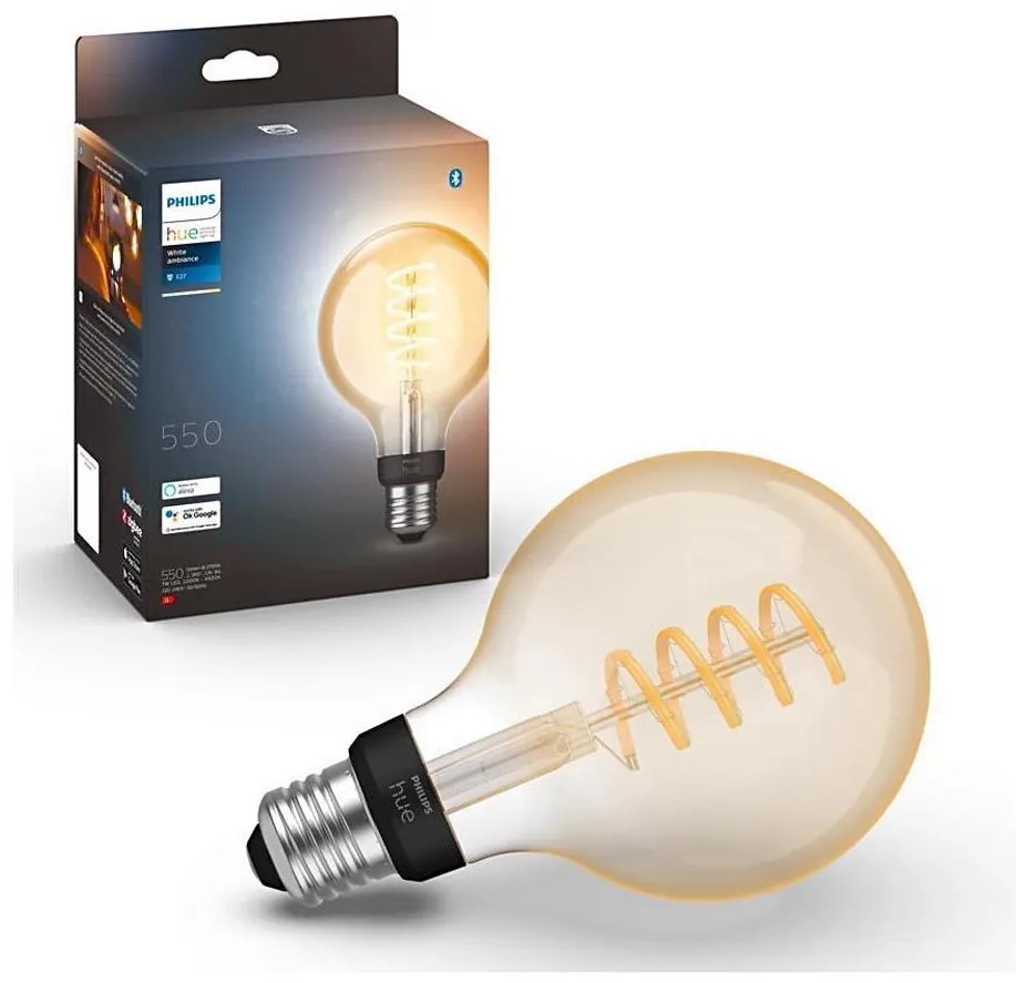 Lampadina LED Dimmerabile Philips Hue WHITE AMBIANCE G93 E27/7W/230V 2200-4500K