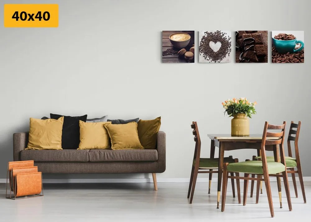 Set di quadri – Profumo di buon caffè
