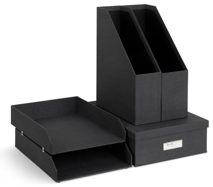 Organizzatori di documenti in cartone in set da 5 Holger - Bigso Box of Sweden