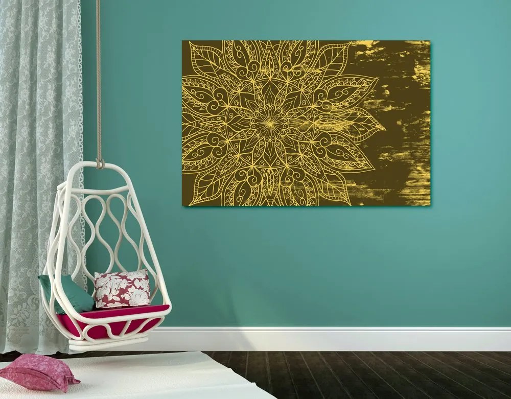 Quadro su tela – Texture Mandala