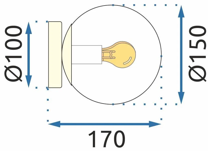 Lampada APP1156-1C Gold