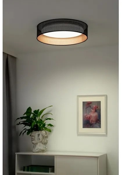Duolla - Plafoniera LED ROLLER LED/24W/230V diametro 45 cm nero/rame
