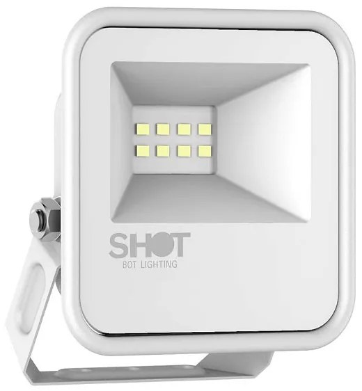 Proiettore LED 10W - 3000K - Bianco