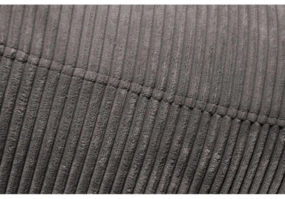 Puof a sacco marrone scuro con rivestimento in velluto a coste Sofa Lounge – SLOWDOWN