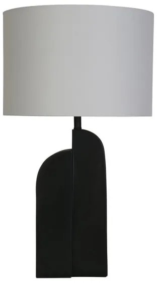 Searchlight EU61650BK - Lampada da tavolo PERTH 1xE27/60W/230V