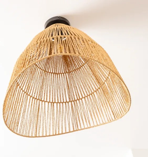 Brilagi - Lampadario LED a plafone CERIA BOHO 1xE27/40W/230V Ø 50 cm marrone