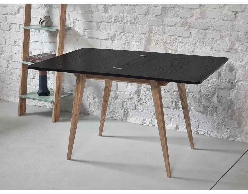 Tavolo da pranzo con piano effetto frassino allungabile 65x90 cm Envelope – Ragaba